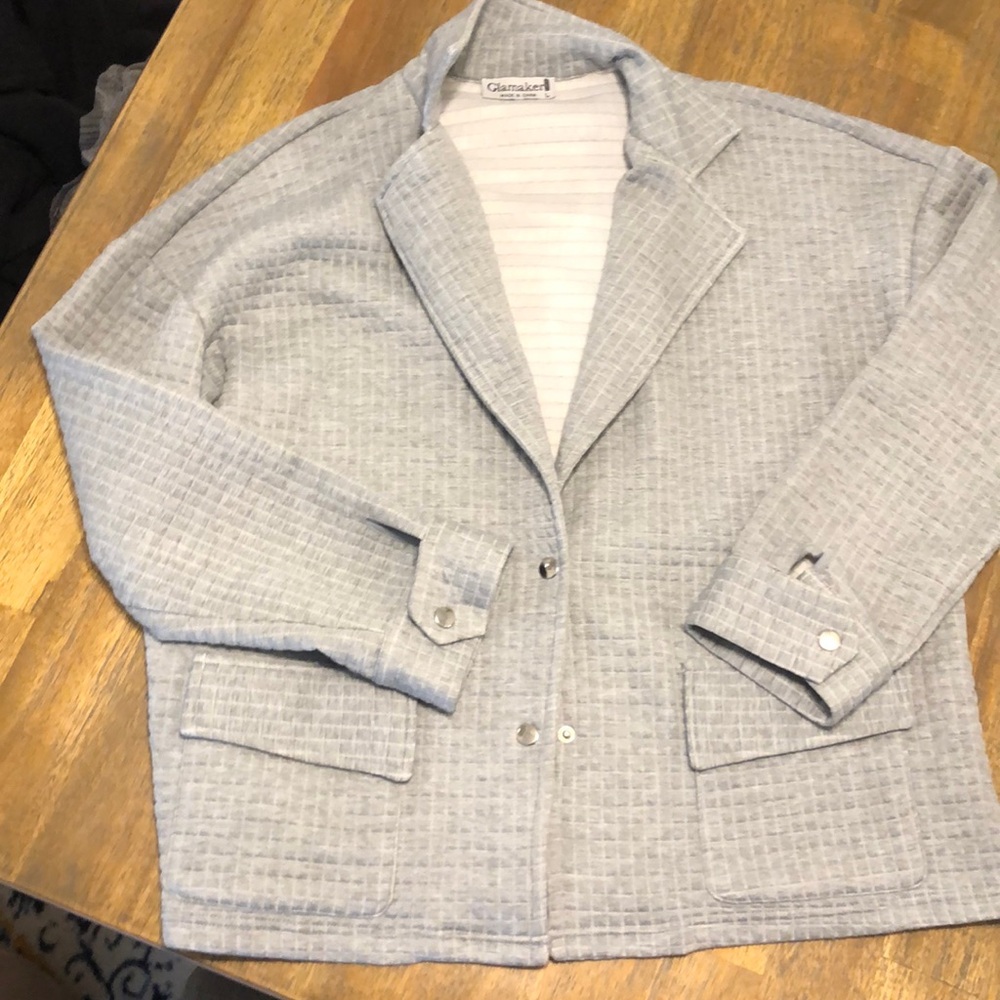 Glamaker button up sweater sz L NWOT